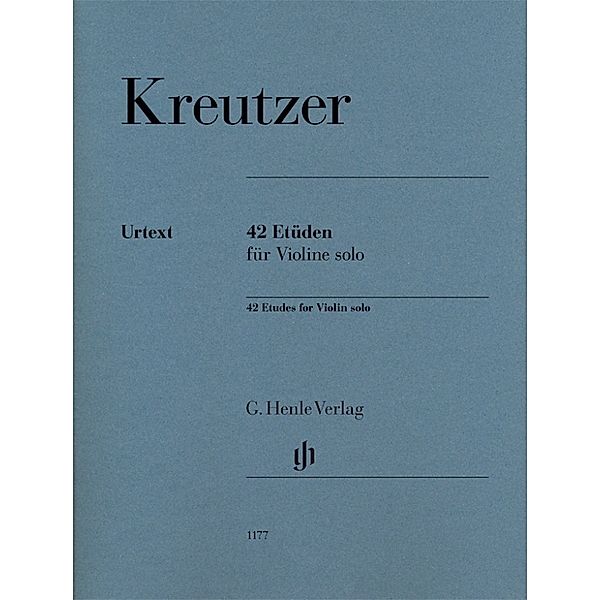 Rodolphe Kreutzer - 42 Etüden für Violine solo, Rodolphe Kreutzer - 42 Etüden für Violine solo