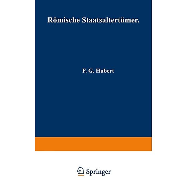 Römische Staatsaltertümer, F. G. Hubert, NA Kopp