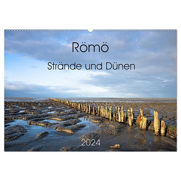 Römö - Strände und Dünen (Wandkalender 2024 DIN A2 quer), CALVENDO Monatskalender, Monika Scheurer