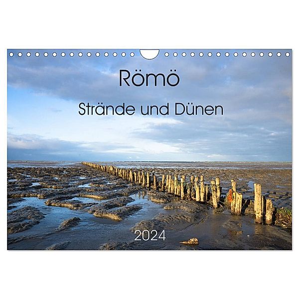 Römö - Strände und Dünen (Wandkalender 2024 DIN A4 quer), CALVENDO Monatskalender, Monika Scheurer