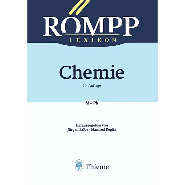 RÖMPP Lexikon Chemie, 10. Auflage, 1996-1999, Jürgen Falbe, Manfred Regitz