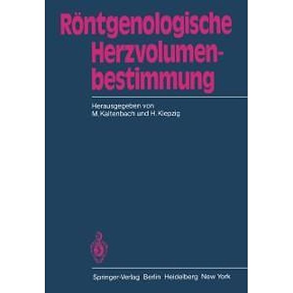 Röntgenologische Herzvolumenbestimmung