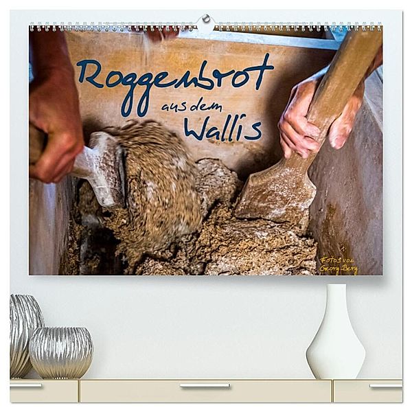 Roggenbrot aus dem Wallis (hochwertiger Premium Wandkalender 2024 DIN A2 quer), Kunstdruck in Hochglanz, Georg T. Berg