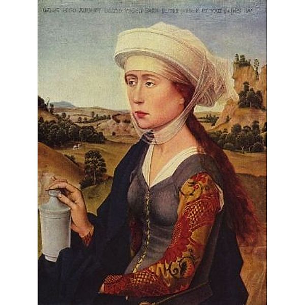 Rogier van der Weyden - Braquealtar, rechter Flügel: Maria Magdalena - 2.000 Teile (Puzzle)