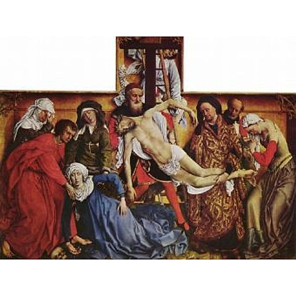 Rogier van der Weyden - Kreuzabnahme Christi - 1.000 Teile (Puzzle)