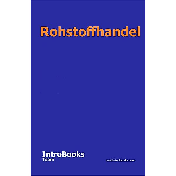 Rohstoffhandel, IntroBooks Team