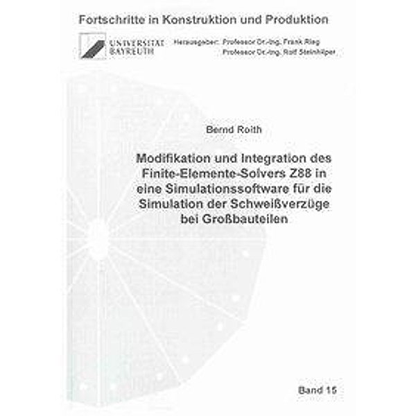 Roith, B: Modifikation und Integration des Finite-Elemente-S, Bernd Roith