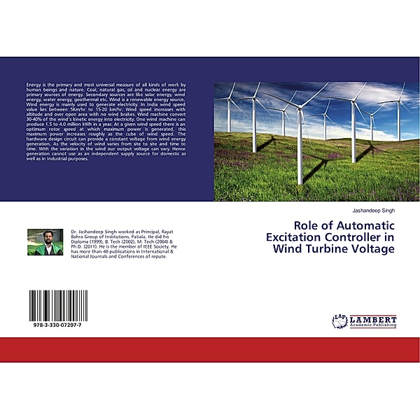Role of Automatic Excitation Controller in Wind Turbine Voltage, Jashandeep Singh