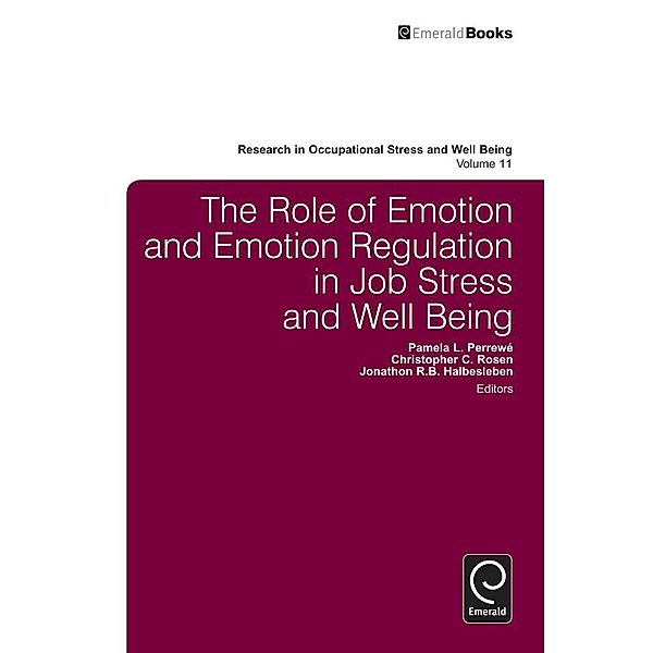 Role of Emotion and Emotion Regulation in Job Stress and Well Being