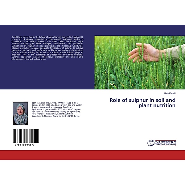 Role of sulphur in soil and plant nutrition, Hala Kandil