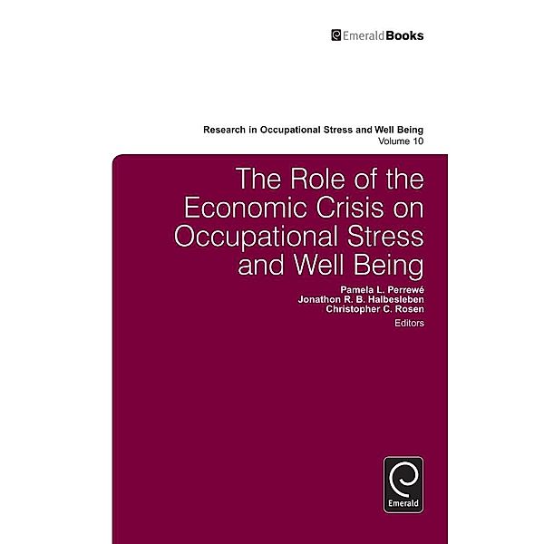 Role of the Economic Crisis on Occupational Stress and Well Being