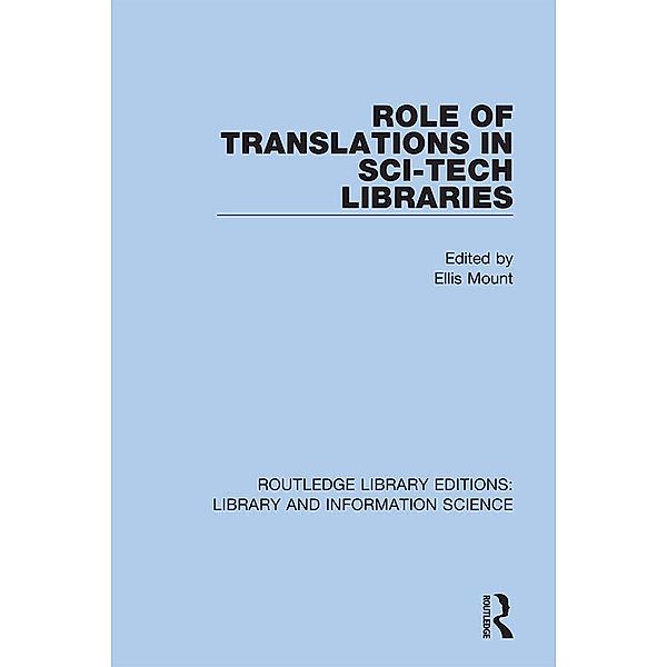 Role of Translations in Sci-Tech Libraries