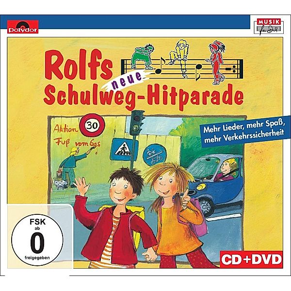 Rolfs neue Schulweg-Hitparade (CD+DVD), Rolf Zuckowski