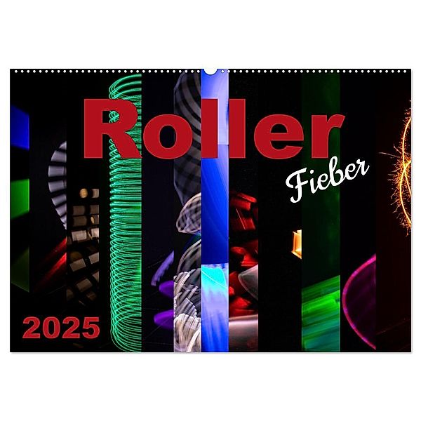 Roller Fieber (Wandkalender 2025 DIN A2 quer), CALVENDO Monatskalender, Calvendo, Heidi Renné