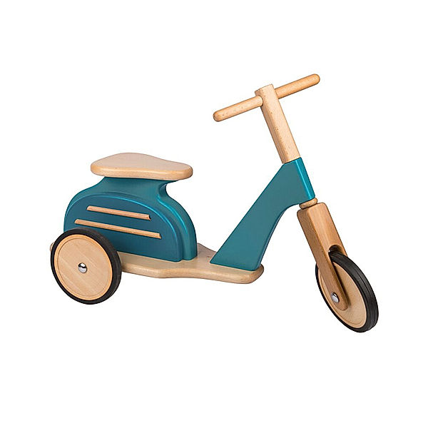 Moulin Roty Roller LES JOUETS D'HIER – SCOOTER in petrol/natur
