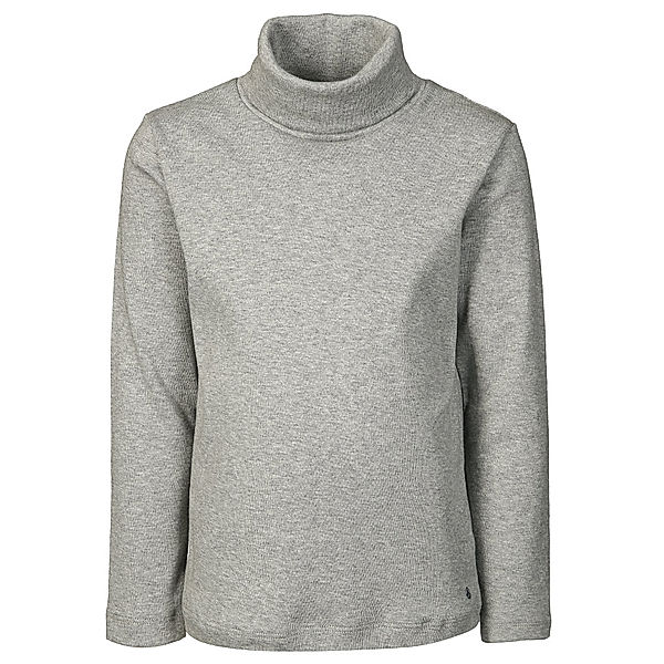 Petit Bateau Rollkragen-Pullover LOUSPULL in grau melange