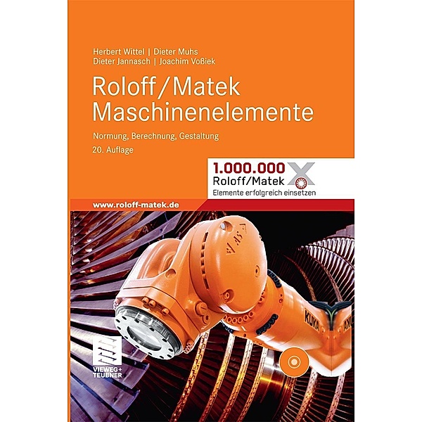Roloff/Matek Maschinenelemente, Herbert Wittel, Dieter Muhs, Dieter Jannasch, Joachim Vossiek