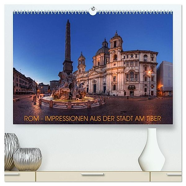 Rom - Impressionen aus der Stadt am Tiber (hochwertiger Premium Wandkalender 2025 DIN A2 quer), Kunstdruck in Hochglanz, Calvendo, Jean Claude Castor I 030mm-photography