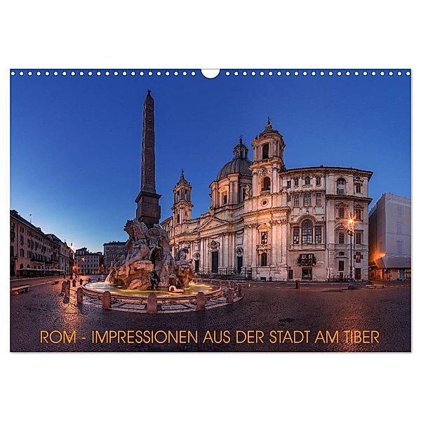 Rom - Impressionen aus der Stadt am Tiber (Wandkalender 2024 DIN A3 quer), CALVENDO Monatskalender, Jean Claude Castor I 030mm-photography
