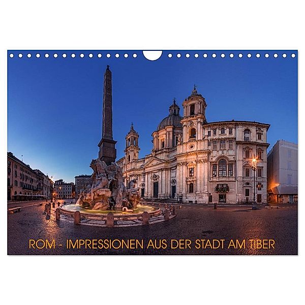 Rom - Impressionen aus der Stadt am Tiber (Wandkalender 2024 DIN A4 quer), CALVENDO Monatskalender, Jean Claude Castor I 030mm-photography
