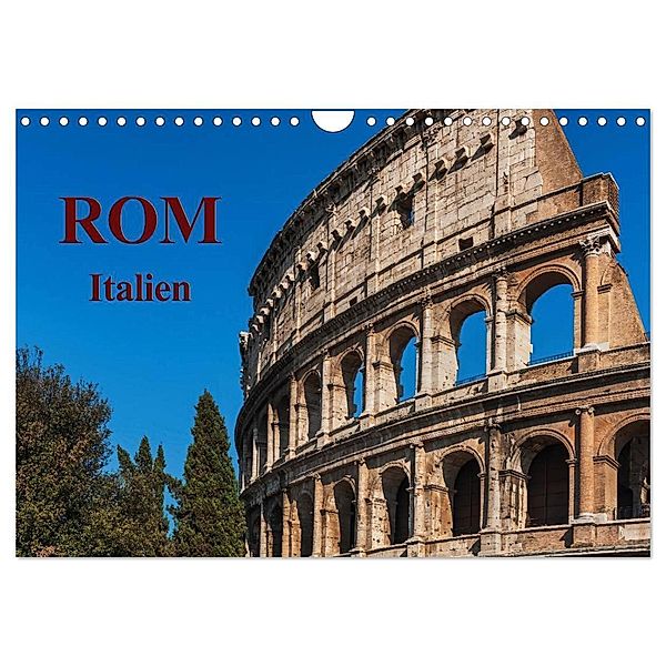 Rom-Italien / Geburtstagskalender (Wandkalender 2024 DIN A4 quer), CALVENDO Monatskalender, Gunter Kirsch