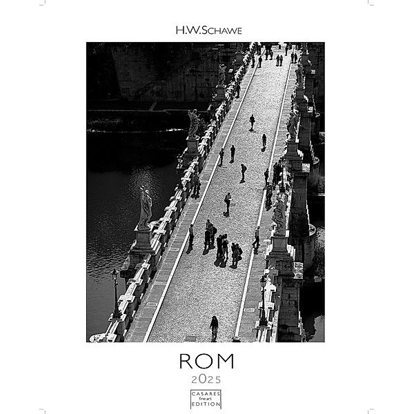 Rom schwarz-weiss 2025 L 59x42cm, H. W. Schawe