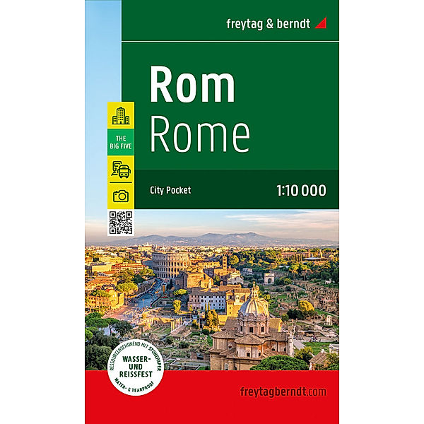 Rom, Stadtplan 1:10.000, freytag & berndt