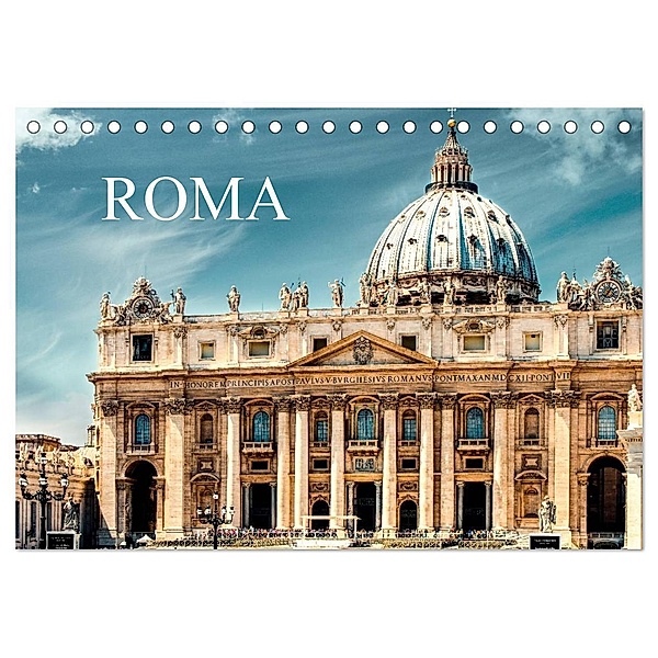 Roma (Tischkalender 2024 DIN A5 quer), CALVENDO Monatskalender, Carmen Steiner und Matthias Kontrad