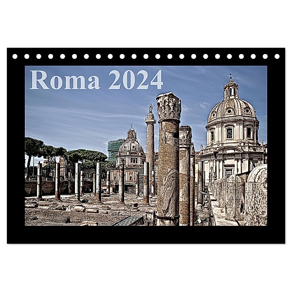Roma (Tischkalender 2024 DIN A5 quer), CALVENDO Monatskalender, Reiner Silberstein