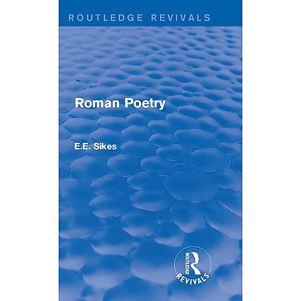 Roman Poetry, E. E. Sikes