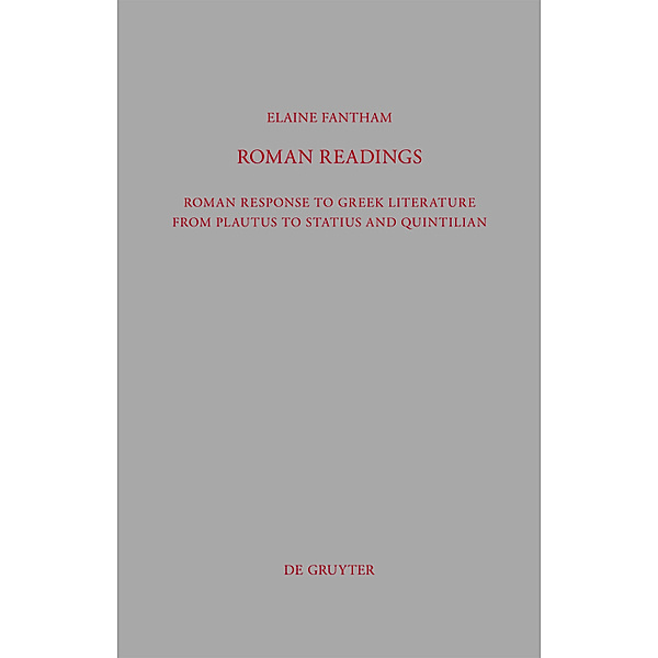 Roman Readings, Elaine Fantham
