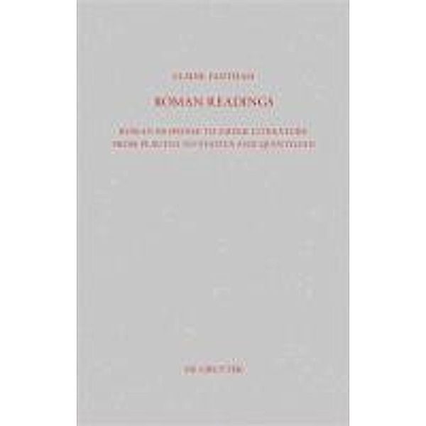 Roman Readings / Beiträge zur Altertumskunde Bd.277, Elaine Fantham