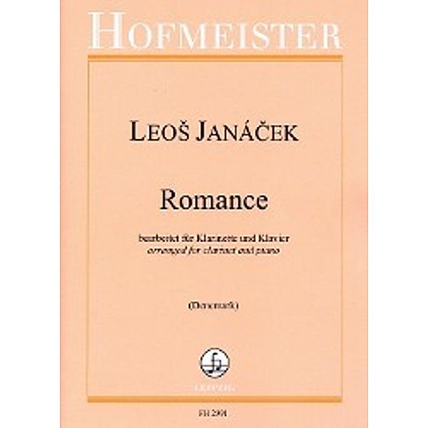 Romance, für Klarinette in B + Klavier, Leos Janácek