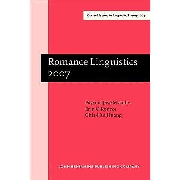 Romance Linguistics 2007