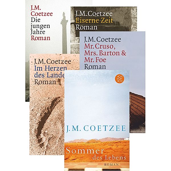 Romane, 5 Bände, J.M Coetzee