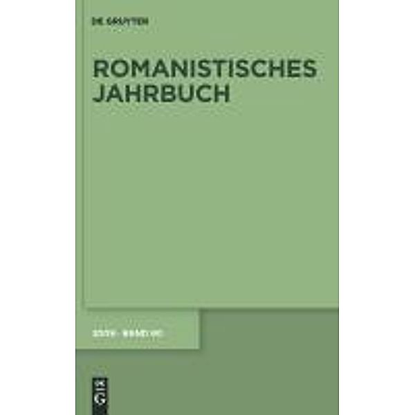 Romanistisches Jahrbuch Band 60/ 2009