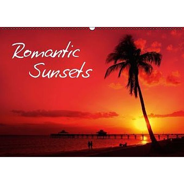 Romantic Sunsets (S - Version) (Wall Calendar 2015 DIN A2 Landscape), Melanie Viola
