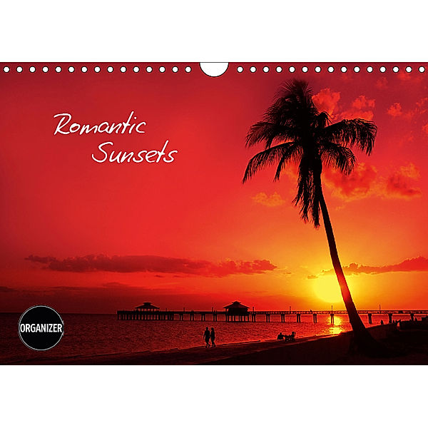 ROMANTIC SUNSETS (Wall Calendar 2019 DIN A4 Landscape), Melanie Viola