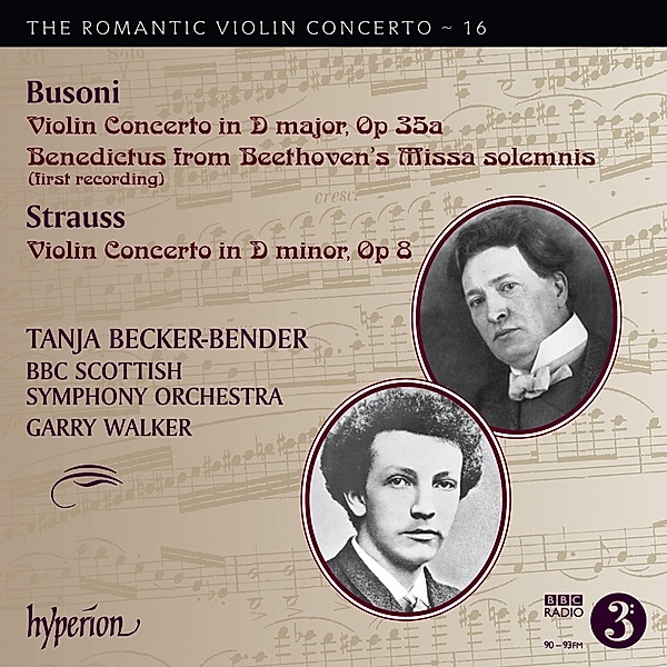 Romantic Violin Concerto Vol.16, Ferruccio B. Busoni, Richard Strauss