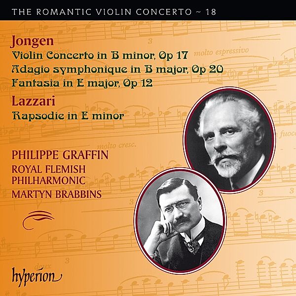 Romantic Violin Concerto Vol.18, Joseph Jongen, Sylvio Lazzari