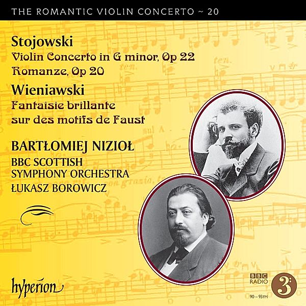 Romantic Violin Concerto Vol.20, Niziol, Borowicz, BBC Scottish SO