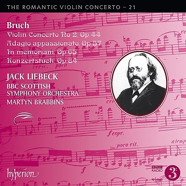 Romantic Violin Concerto Vol.21, Jack Liebeck, Martyn Brabbins, BBC Scottish SO