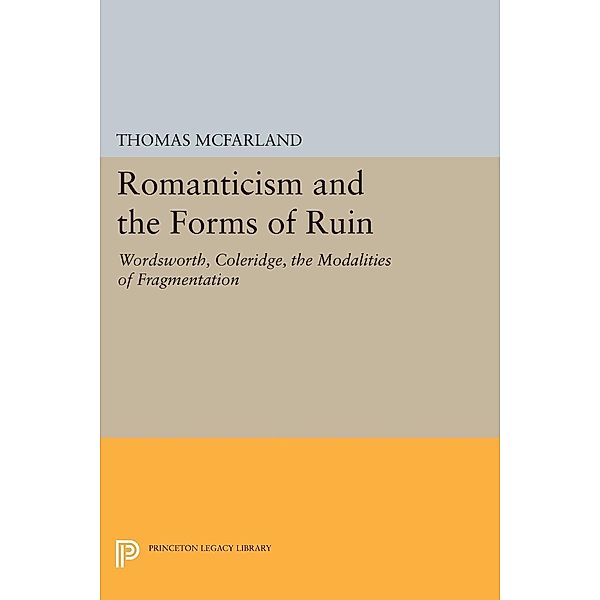 Romanticism and the Forms of Ruin / Princeton Legacy Library Bd.739, Thomas Mcfarland