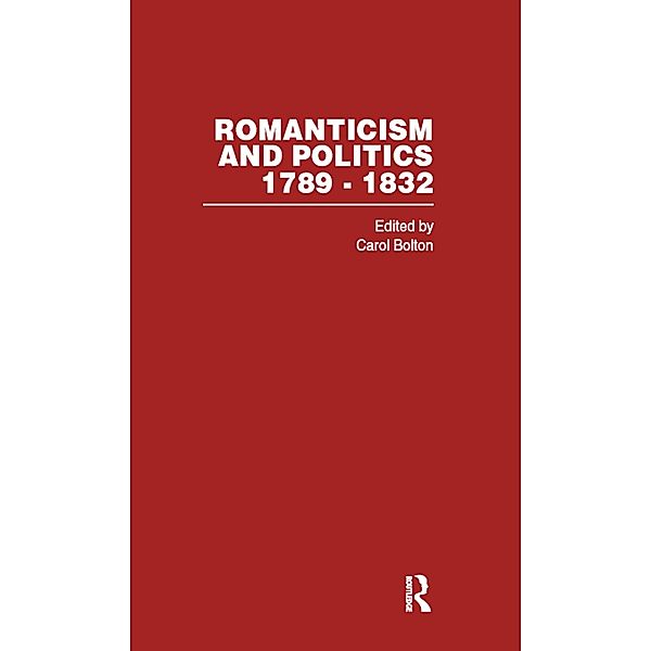 Romanticism & Politics 1789-1832