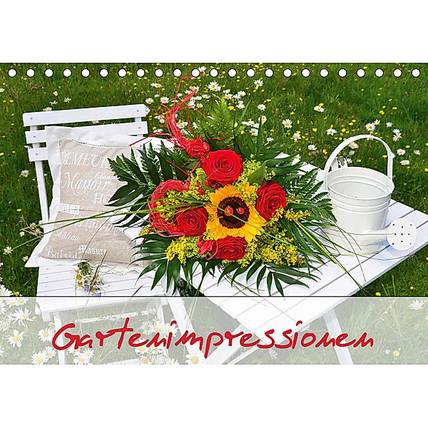 Romantische Gartenimpressionen (Tischkalender 2019 DIN A5 quer), Simone Werner-Ney