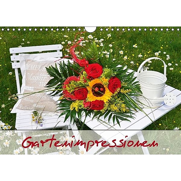 Romantische Gartenimpressionen (Wandkalender 2014 DIN A4 quer), Simone Werner-Ney