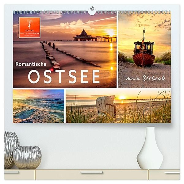 Romantische Ostsee - mein Urlaub (hochwertiger Premium Wandkalender 2024 DIN A2 quer), Kunstdruck in Hochglanz, Peter Roder