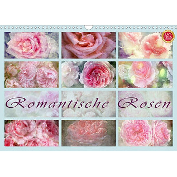 Romantische Rosen (Wandkalender 2022 DIN A3 quer), Martina Cross
