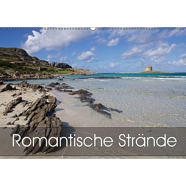 Romantische Strände (Wandkalender immerwährend DIN A2 quer), Card-Photo