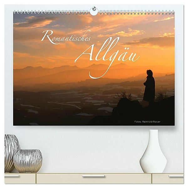 Romantisches Allgäu (hochwertiger Premium Wandkalender 2024 DIN A2 quer), Kunstdruck in Hochglanz, Reinhold Ratzer